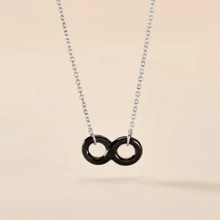 Collier Alicia Argent Blanc Céramique