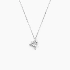 Collier Amalthee Argent Blanc Oxyde De Zirconium