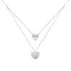 Collier Amarita Argent Blanc Oxyde De Zirconium