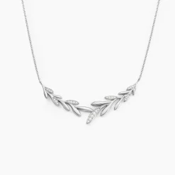 Collier Andeol Argent Blanc Oxyde De Zirconium
