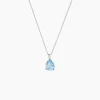 Collier Anesa Or Blanc Topaze
