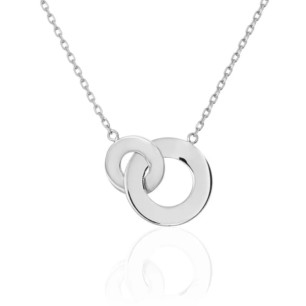 Collier Anjeza Argent Blanc