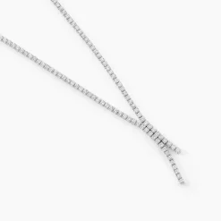 Collier Anthia Argent Blanc Oxyde De Zirconium