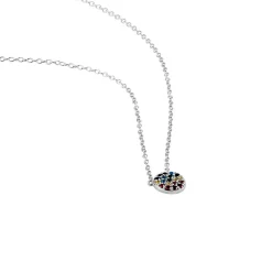 Collier Antonienne Argent Blanc Oxyde De Zirconium