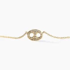 Collier Antun Or Jaune Diamant