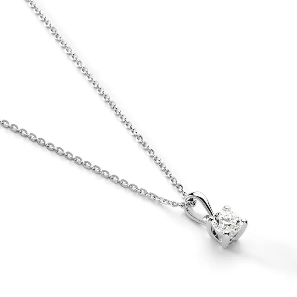 Collier Aphrodite Platine Blanc Diamant