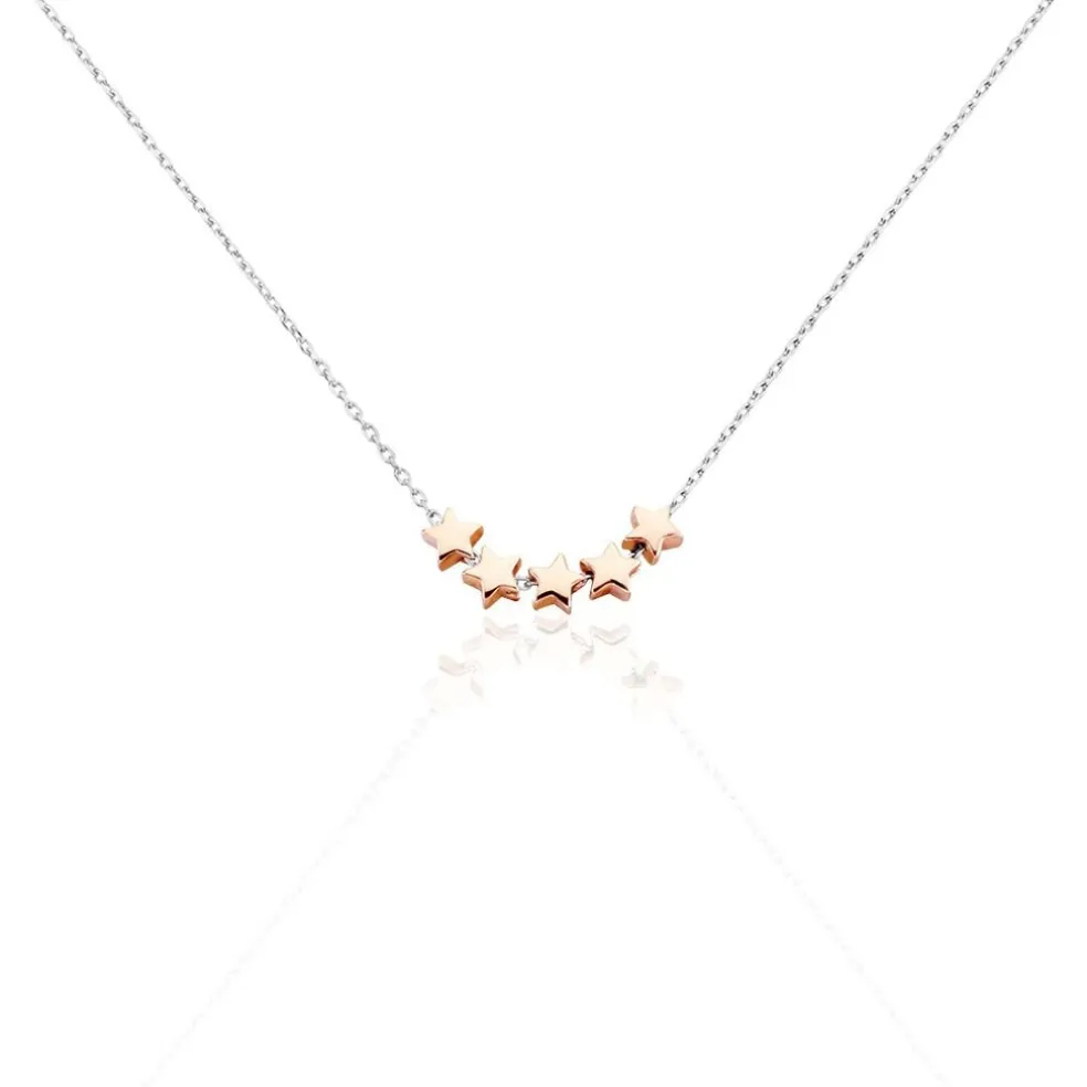 Collier Argent Bicolore Manya