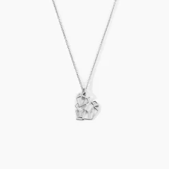 Collier Argent Blanc Alekdandarine