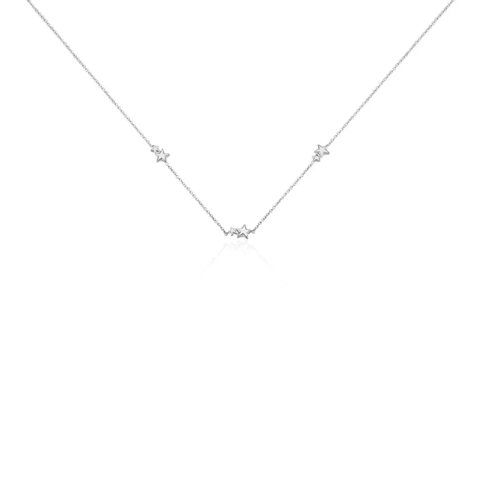 Collier Argent Blanc Astria