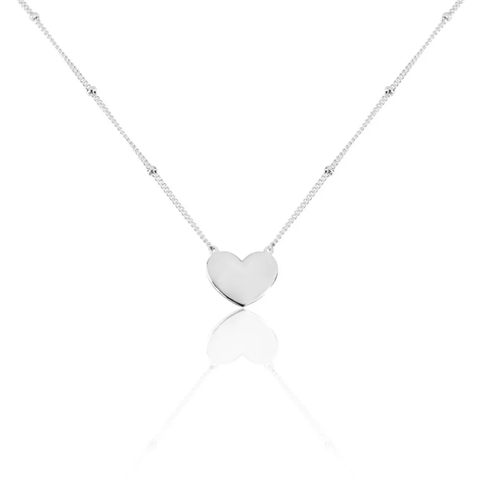 Collier Argent Blanc Careen