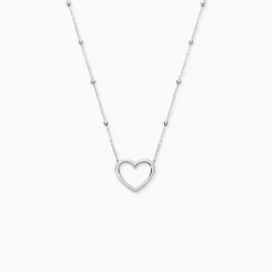 Collier Argent Blanc Gyoso
