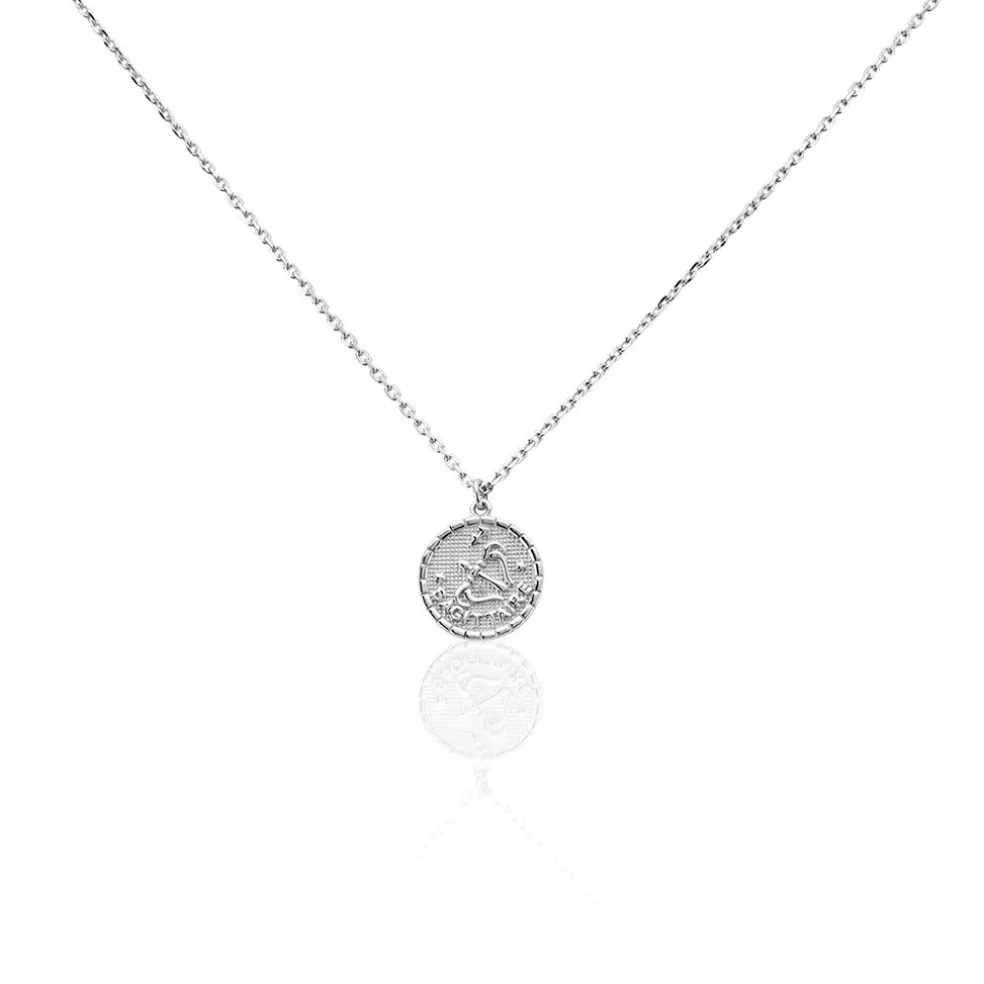 Collier Argent Blanc Hosni