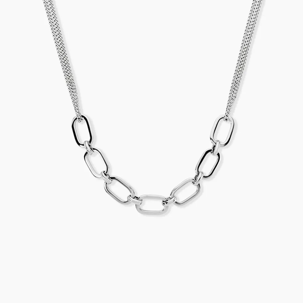 Collier Argent Blanc Nos