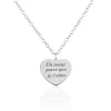 Collier Argent Blanc Patie
