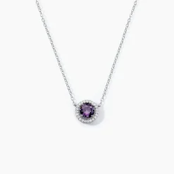 Collier Argent Blanc Rio Copacabana Oxyde De Zirconium