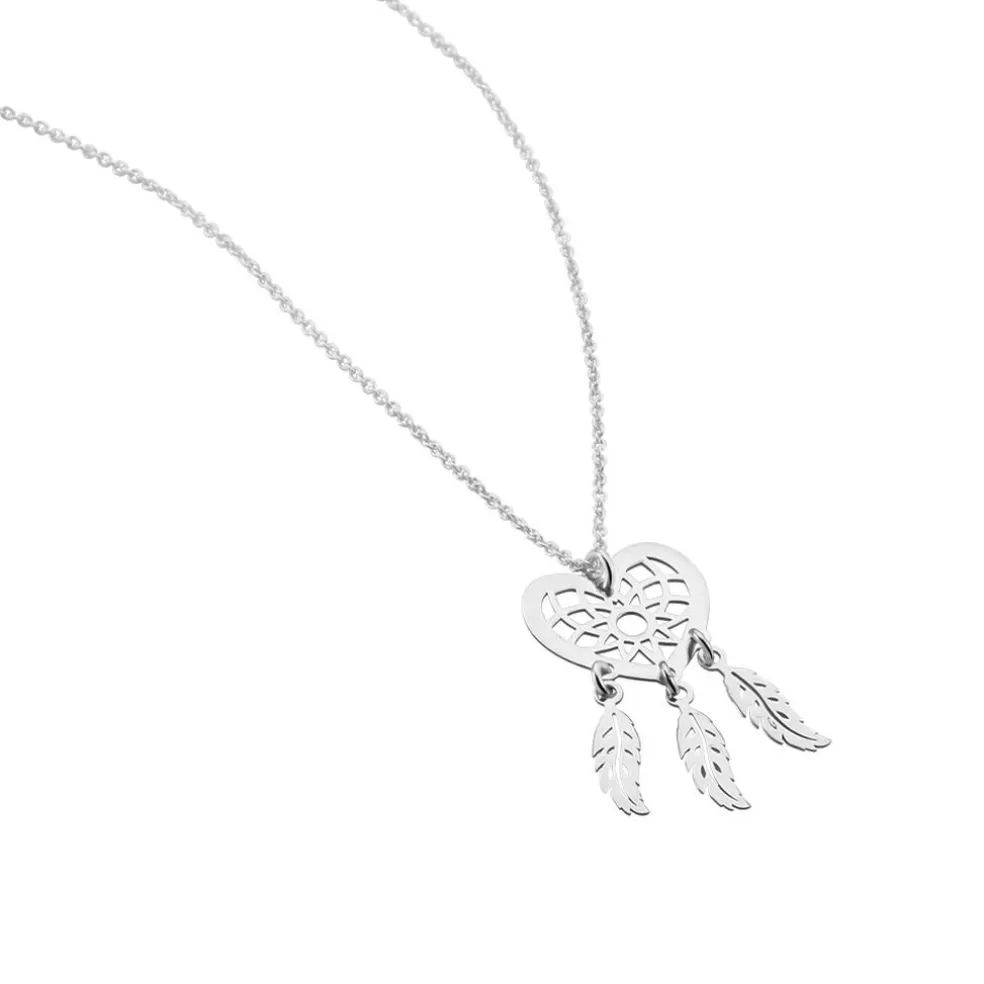 Collier Argent Blanc Sebastina
