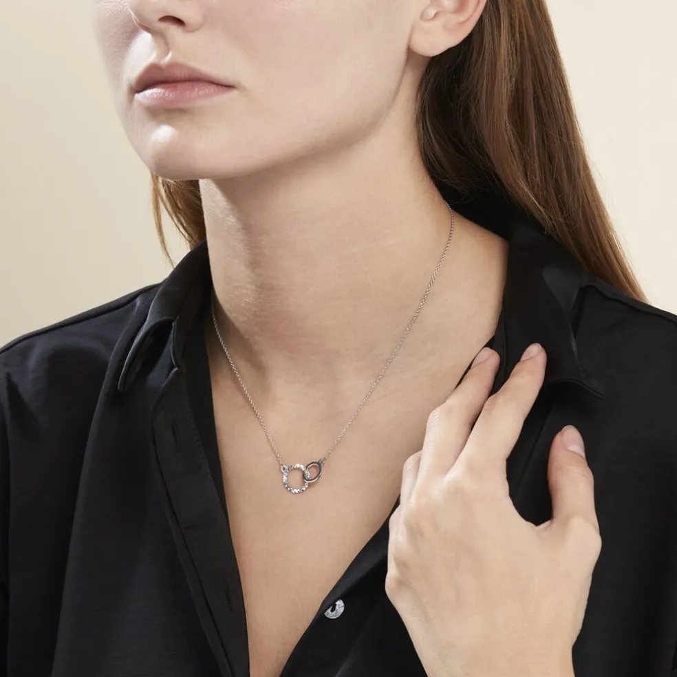 Collier Argent Blanc Ula