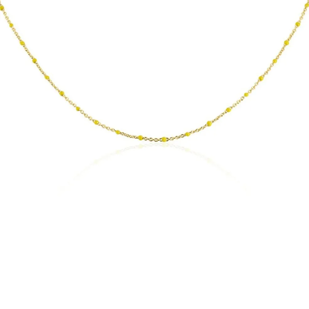 Collier Argent Dore Alize