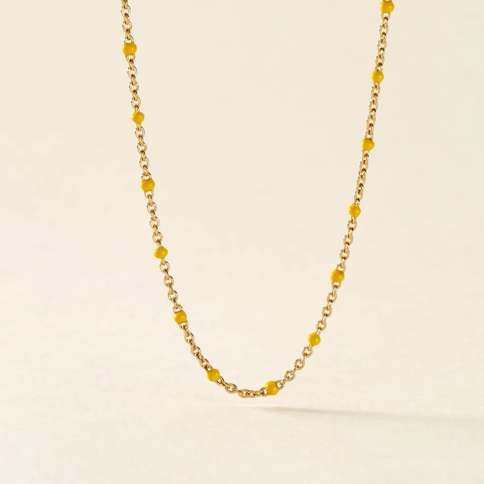 Collier Argent Dore Alize