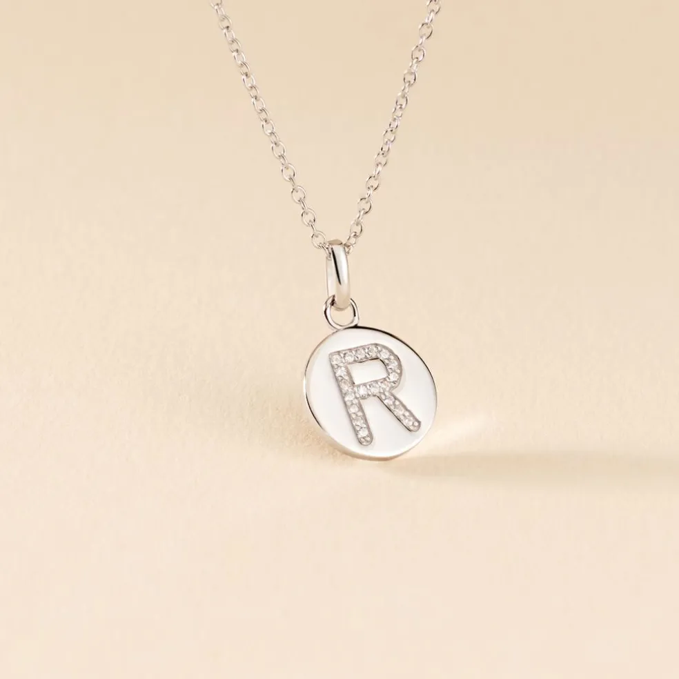Collier Argent Eugenien Oxydes De Zirconium