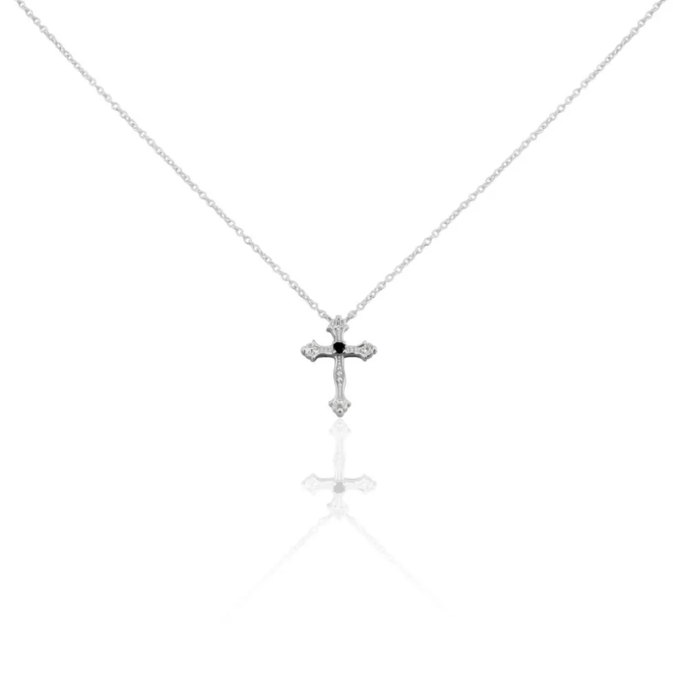 Collier Argent Florian Oxydes De Zirconium