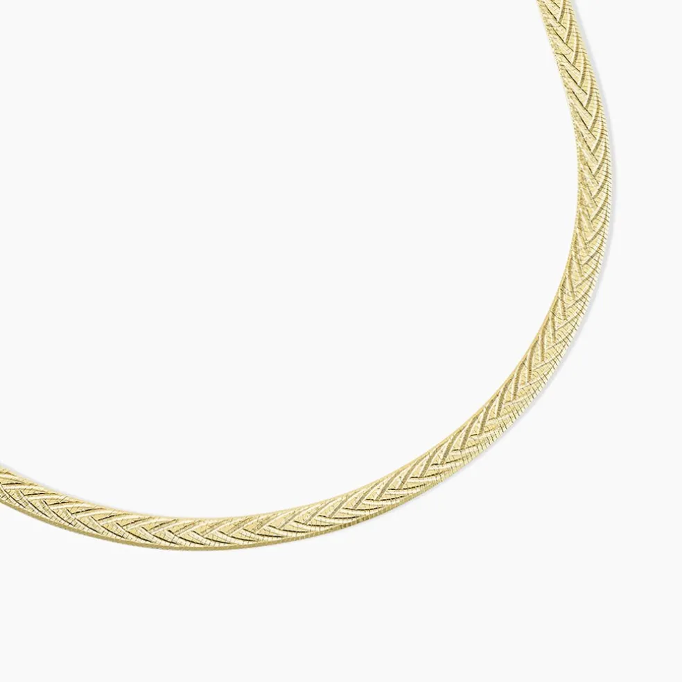 Collier Argent Jaune Alay