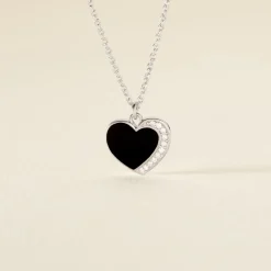 Collier Argent Leonilo Oxydes De Zirconium