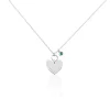 Collier Argent Pero Onyx