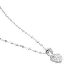 Collier Argent Sido Oxydes De Zirconium
