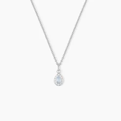Collier Argent Tania Oxydes De Zirconium