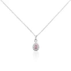 Collier Argent Tania Oxydes De Zirconium