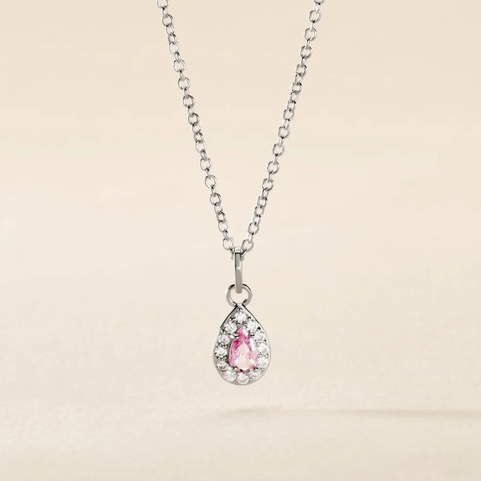 Collier Argent Tania Oxydes De Zirconium