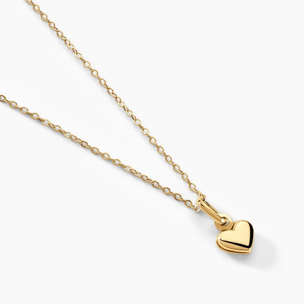 Collier Aricia Coeur Or Jaune