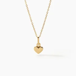 Collier Aricia Coeur Or Jaune