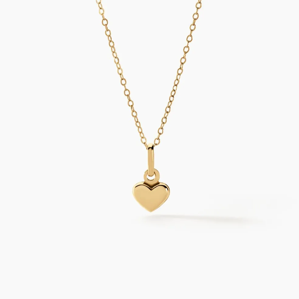Collier Aricia Coeur Or Jaune