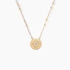 Collier Artea Plaqué Or Jaune Oxyde De Zirconium