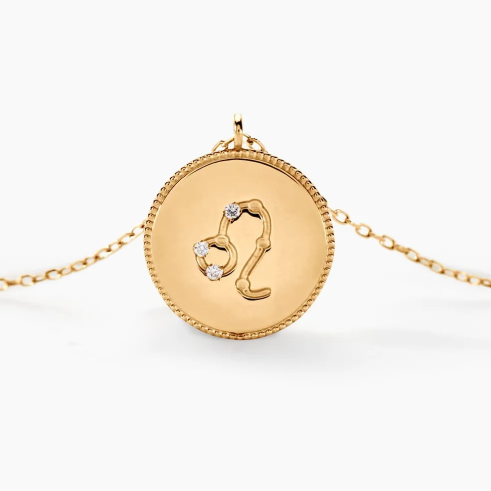 Collier Astrolae Or Jaune Diamant