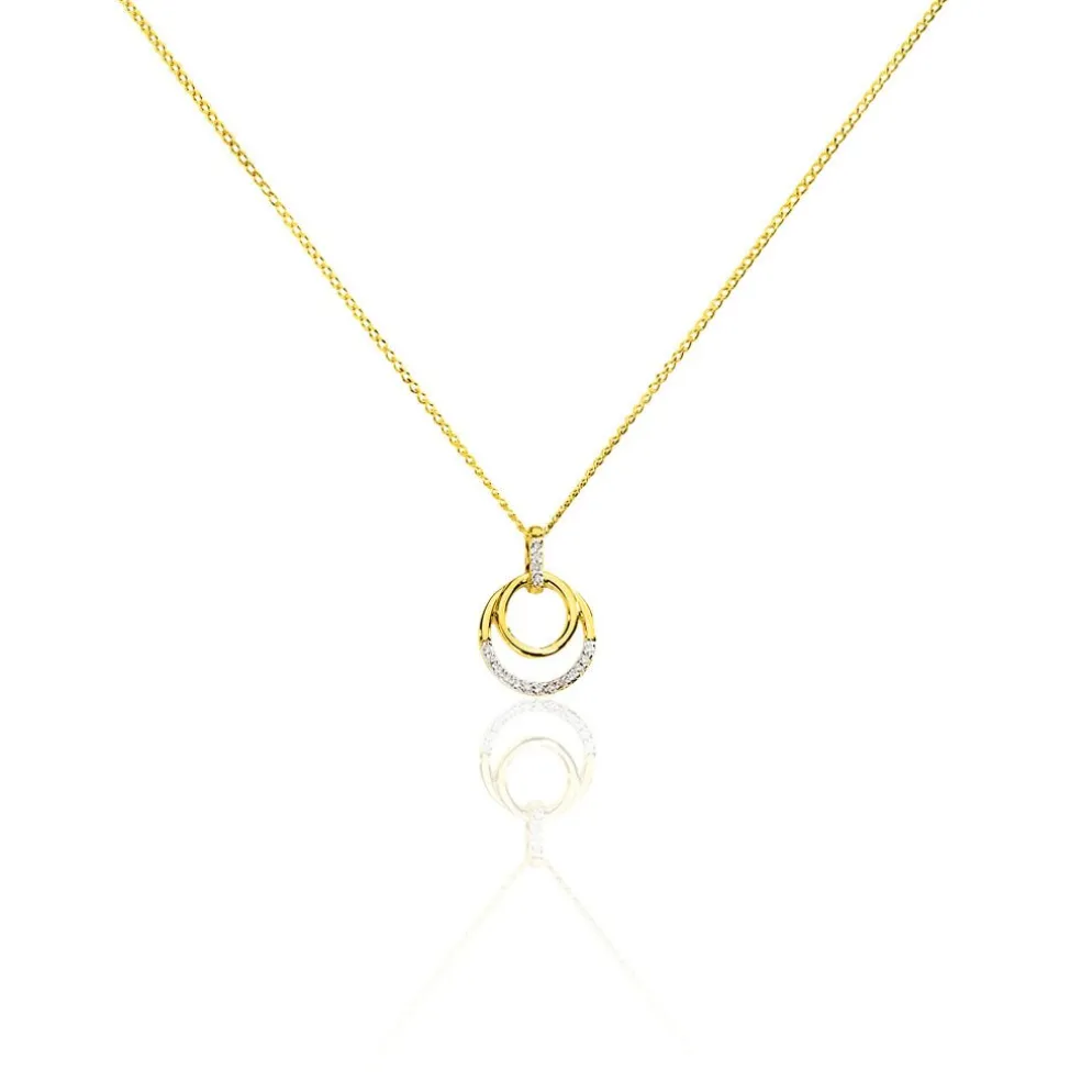 Collier Atlanta Or Jaune Diamant