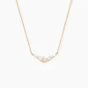 Collier Aurena Plaqué Or Jaune Oxyde De Zirconium