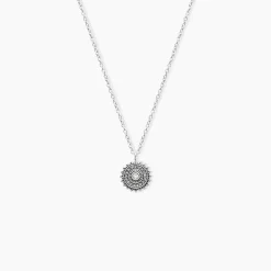 Collier Auretta Argent Blanc Oxyde De Zirconium