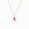 Collier Aurora Or Jaune Rubis Et Diamant
