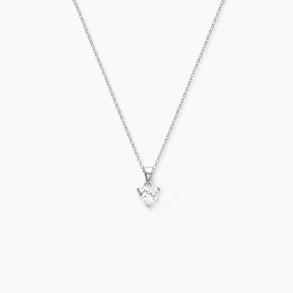 Collier Azenor Argent Blanc Oxyde De Zirconium