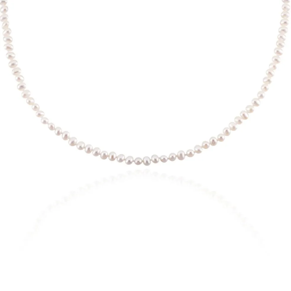 Collier Baroque Or Jaune Perle De Culture