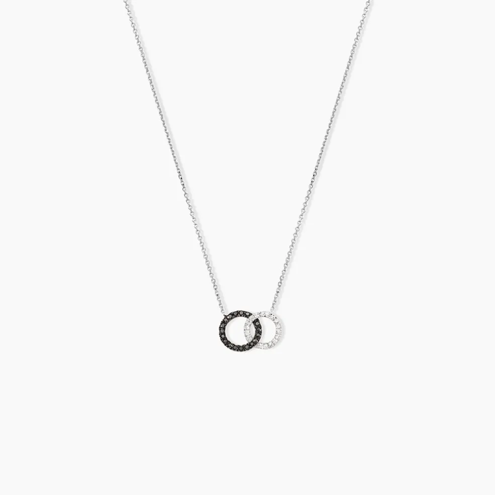 Collier Bella Or Blanc Diamant