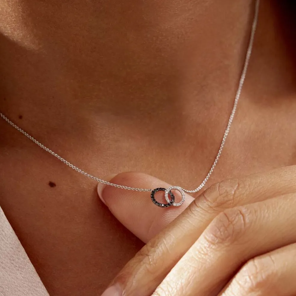 Collier Bella Or Blanc Diamant