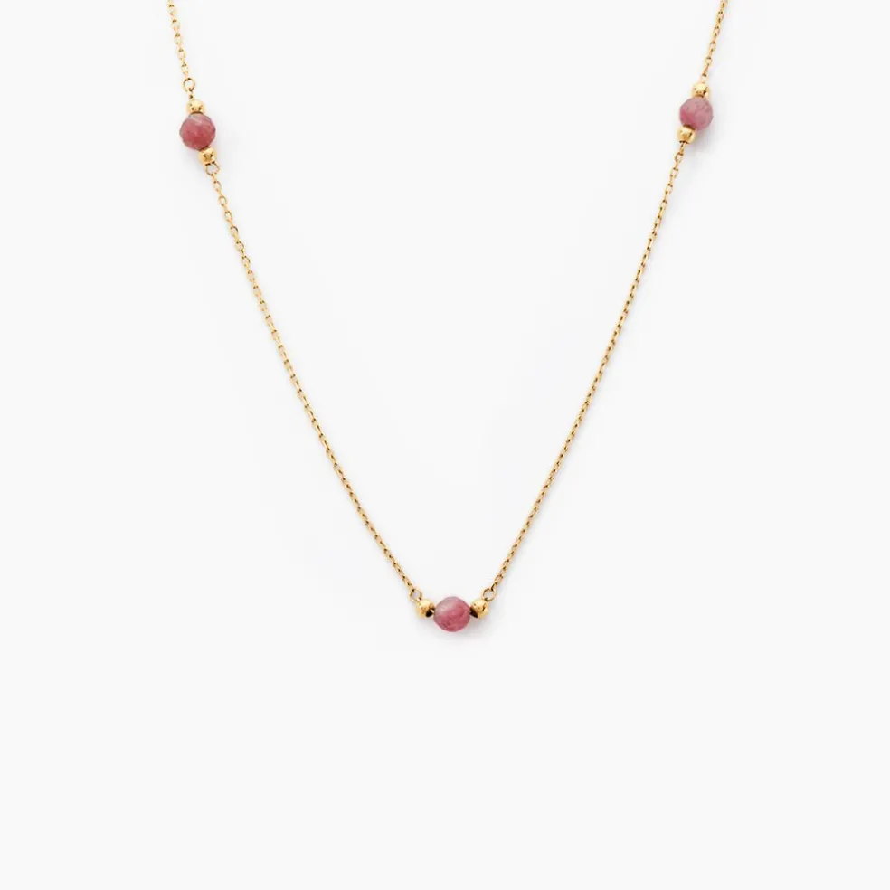 Collier Billy Or Jaune Tourmaline