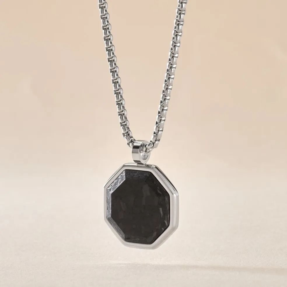 Collier Blake Acier Argenté