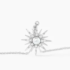 Collier Blanca Argent Blanc Perle De Culture