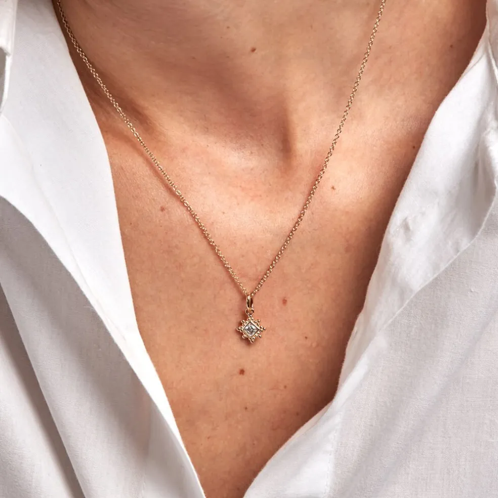 Collier Bobbie Plaqué Or Jaune Oxyde De Zirconium