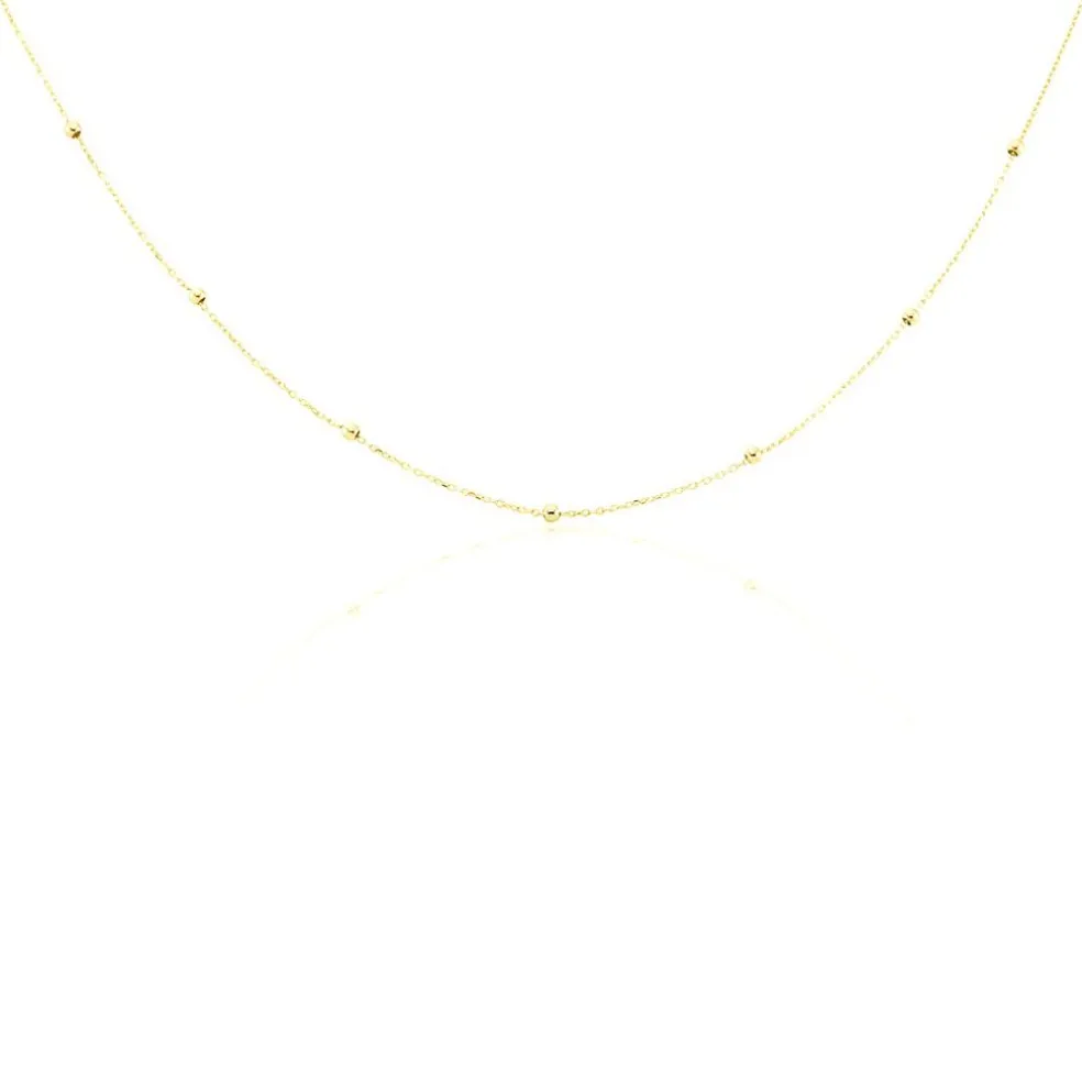 Collier Booker Or Jaune